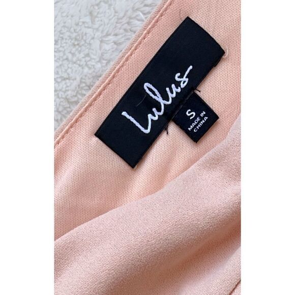 NWT Lulus Darling Delight Blush Skater Dress, Size Small - Picture 6 of 9